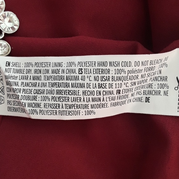 Revolve Endless Rose Ruby Red Lace Dress - Picture 17 of 17